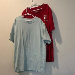 Tommy Hilfiger Kids Sky Blue and Crimson Tees